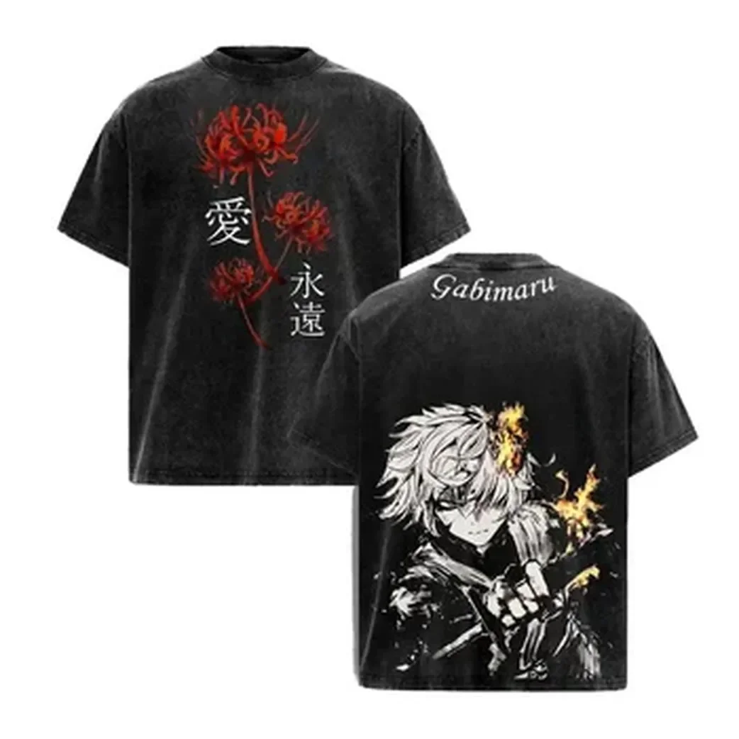 Summer Clothing Vintage - Japon Anime Hell's Paradise Tişörtü Gabimaru