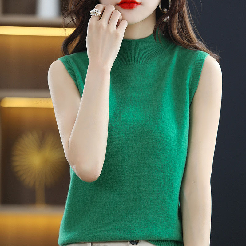 Summer Jumper Clothing - Kadın Giyim Yarım balıkçı yaka yelek