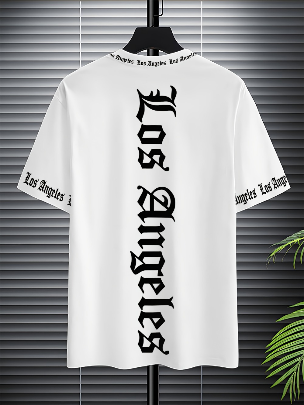 Summer Goth Clothing - Los Angeles Gotik Yazı Tipi Kollu