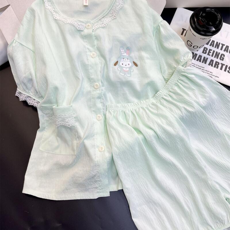 Summer Clothes - Kısa Kollu Şort İki Parçalı Pijama