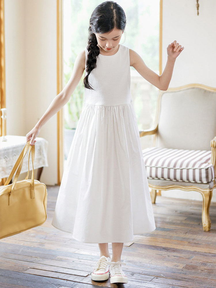 Summer Clothing For Teen Girls - Küçük Kızlar Için Maxi Uzun Elbise
