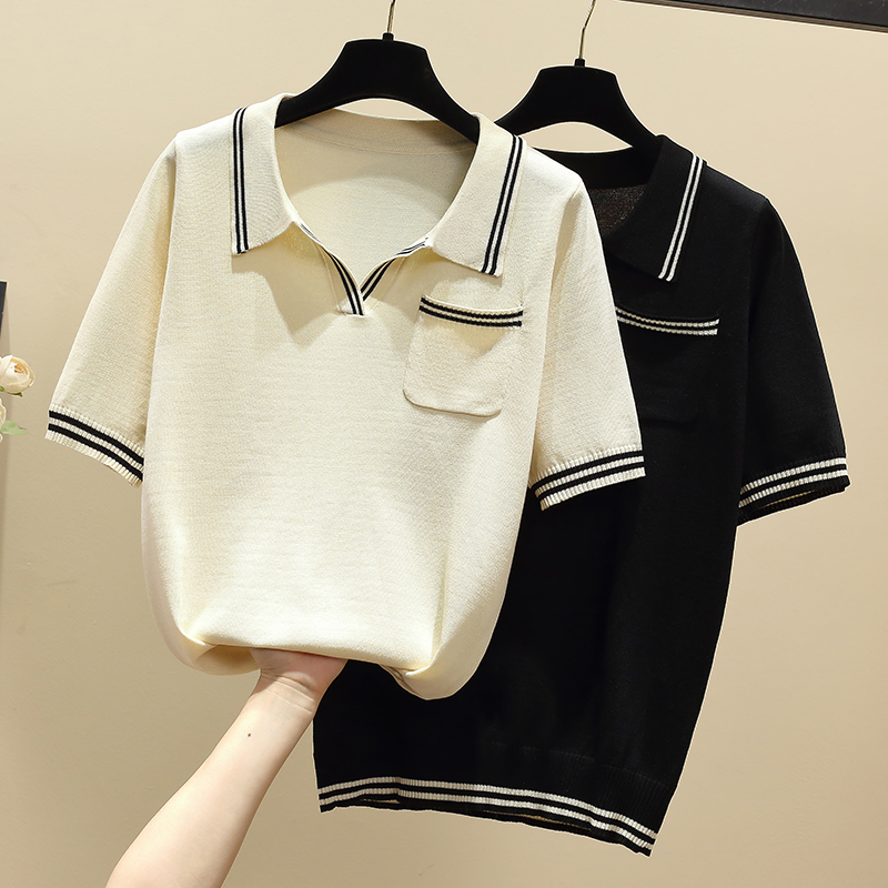 Summer Jumper Clothing - 2025 Kolej tarzı Kazak Kazak Kadın