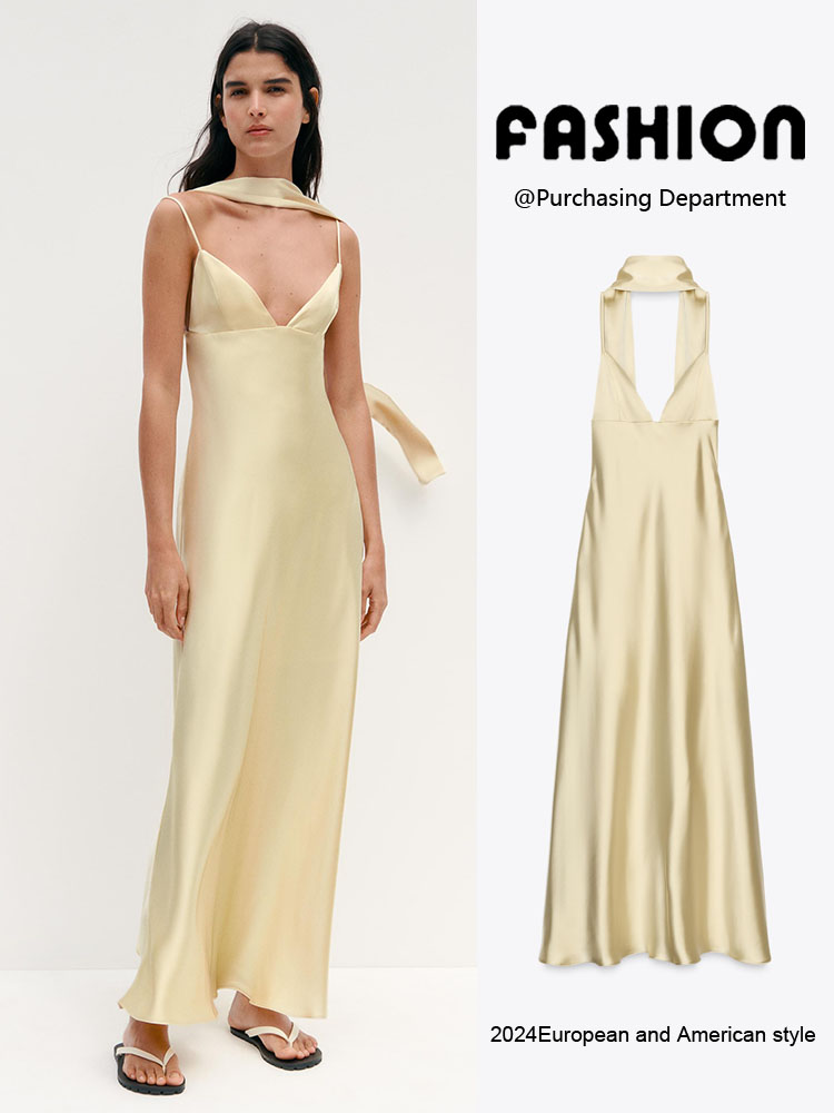Quality Summer Clothing - Yaz Yeni Moda Ince Ipek Saten