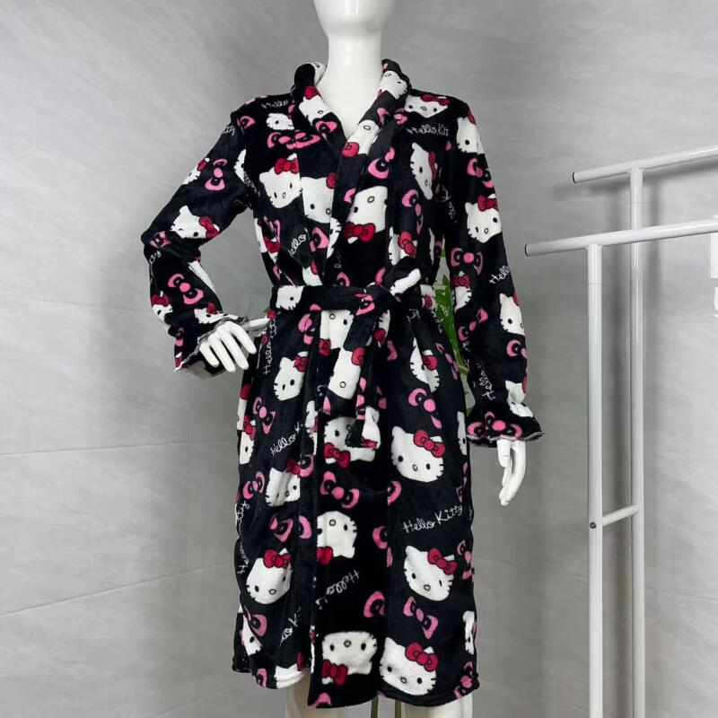 Summer Clothes - Gecelik Hello Kitty Yeni Sonbahar Kış