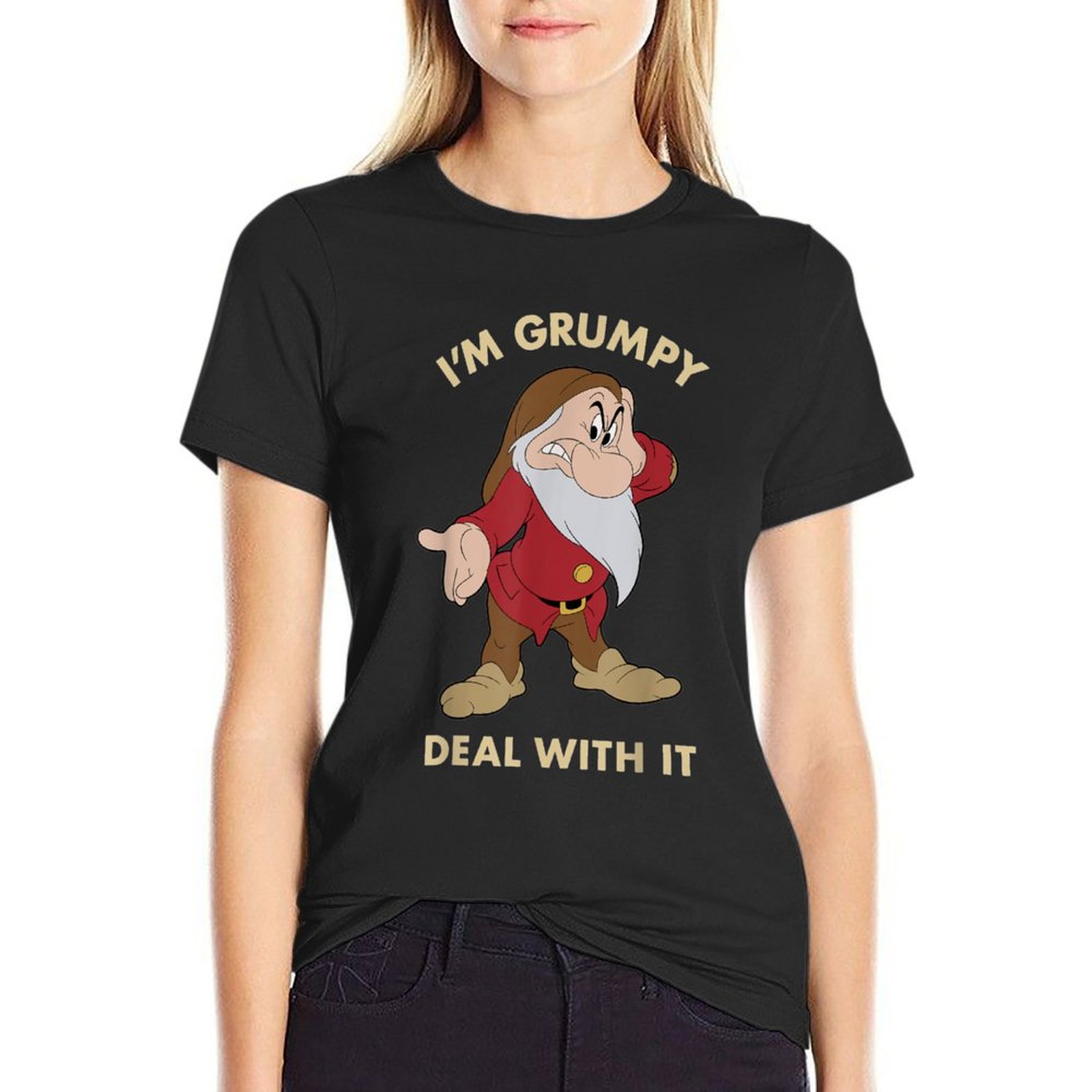 Summer Clothing Deals - Ben onunla Grumpy anlaşma T-Shirt ter