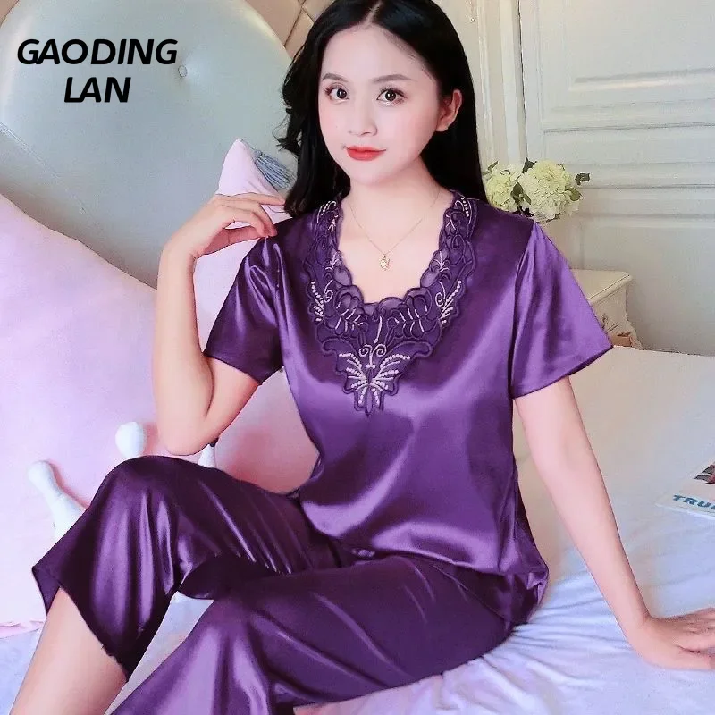 Summer House Clothing - Yaz kadın kısa kollu V boyun