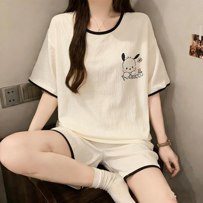 Summer Clothes - Pochacco Yaz Yeni Kısa Kollu Şort