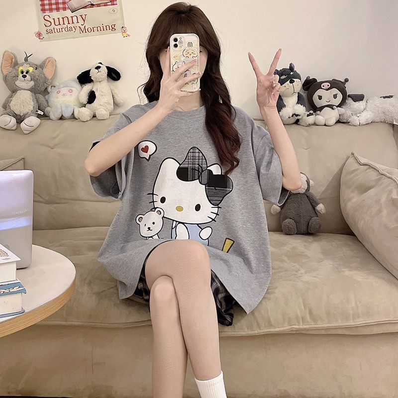 Summer Clothes - Pijama Kızı Hello Kitty Yazlık Kısa
