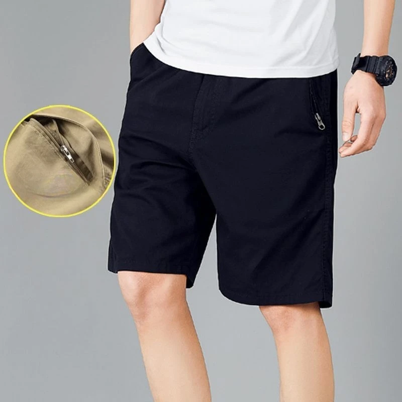 Summer Clothing Deals - Adam Kısa Pantolon Fermuarlı Spor Ter