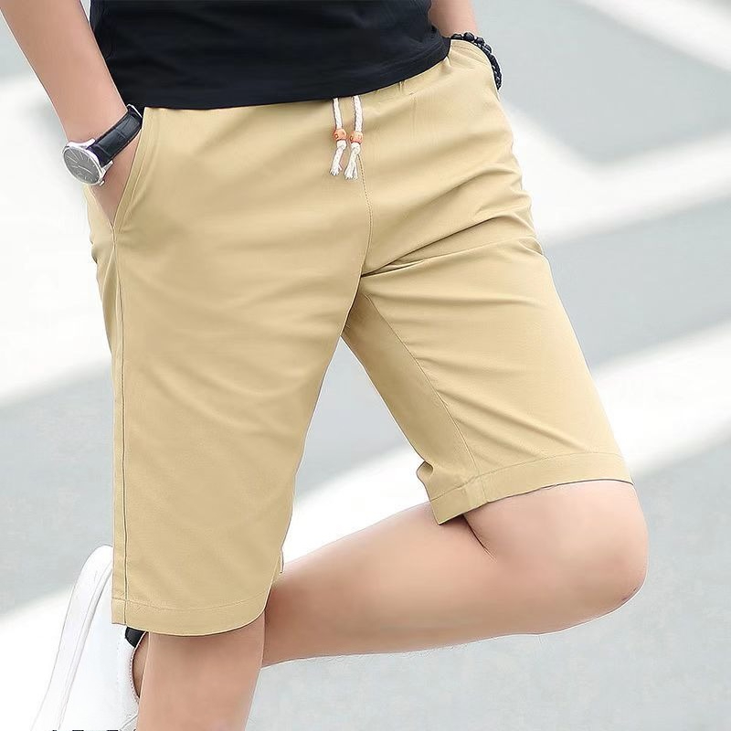 Summer Clothing Deals - GELITAYIN erkek Pamuk Şort İpli Bermuda
