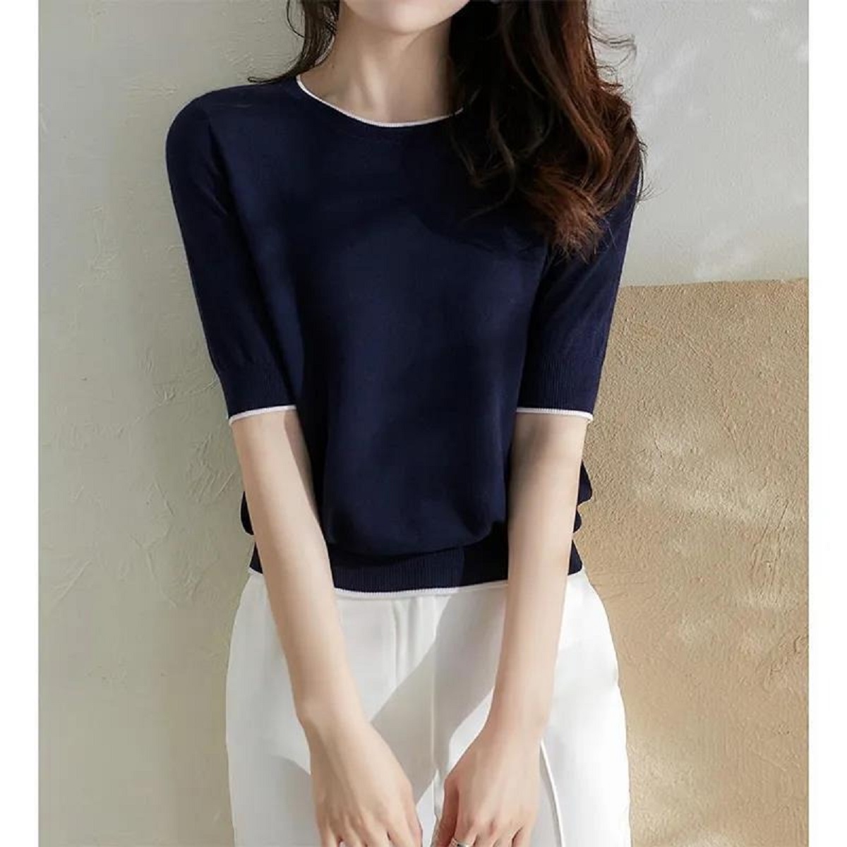 Summer Jumper Clothing - Kadın Kazak Yaz Bahar Kore Moda