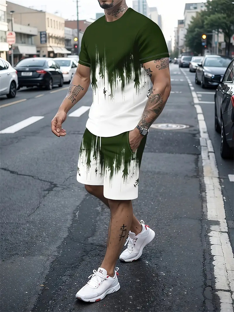 Erkek Kadın Degrade Doku T-shi - Summer Clothing Styles Men incelemesi ve fiyatı