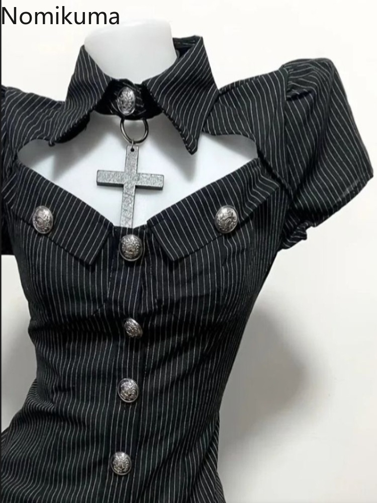 Goth İki Parçalı Setler kadın  - Summer Goth Clothing incelemesi ve fiyatı