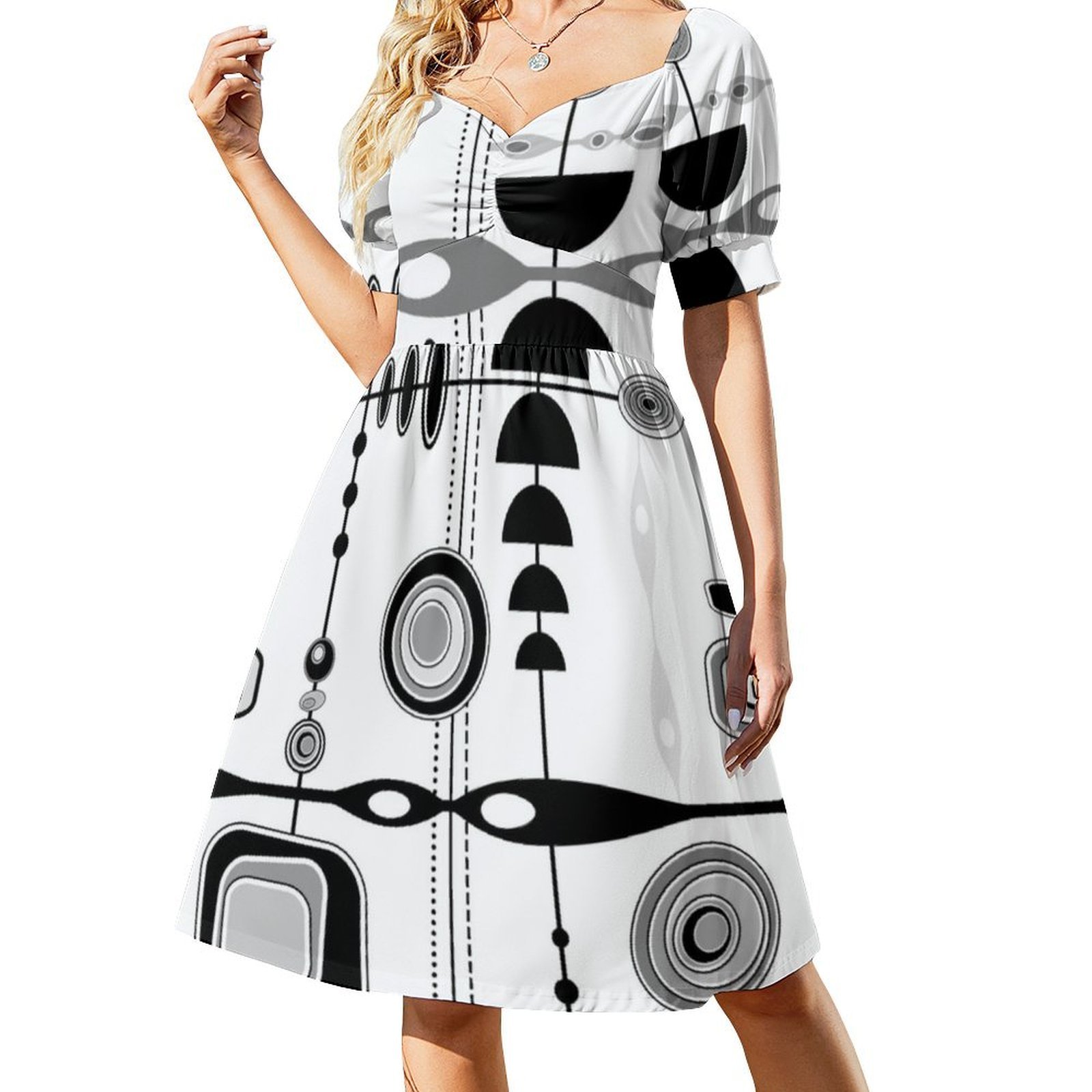 Orta Yüzyıl Modern Baskı-Siyah - Summer Clothing Vintage incelemesi ve fiyatı