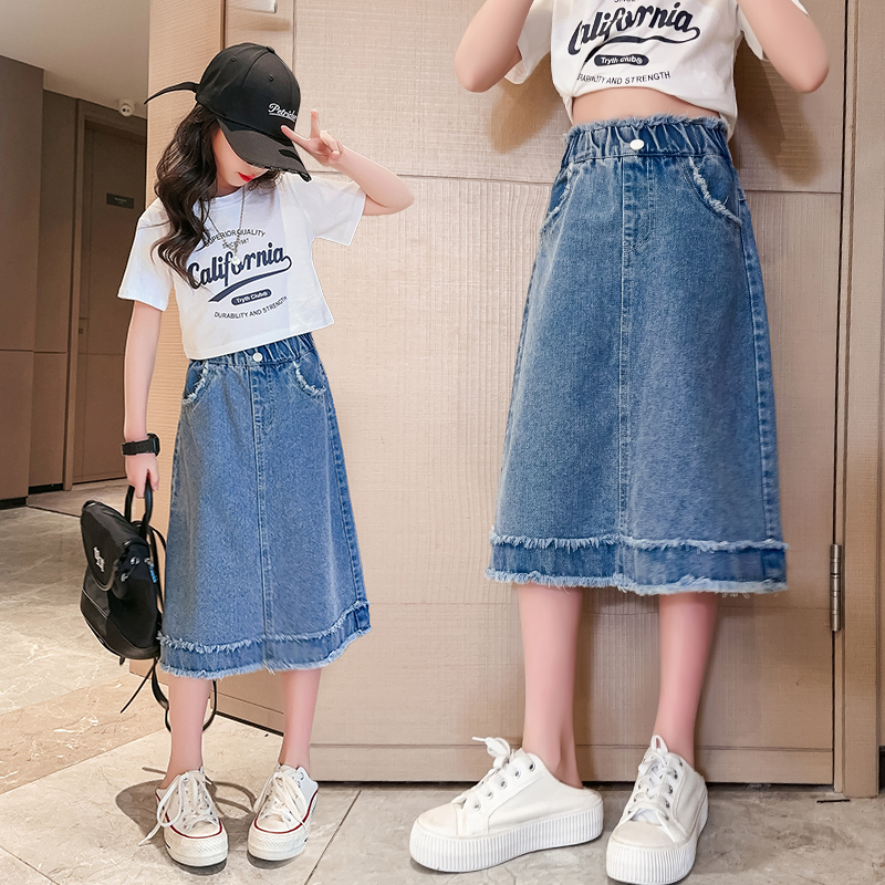 Okul Kızları Kot Etek İlkbahar - Summer Clothing For Teen Girls incelemesi ve fiyatı