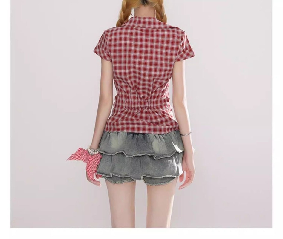 Harajuku Vintage Gotik Ekose G - Summer Goth Clothing incelemesi ve fiyatı