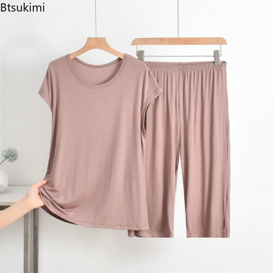 2026 Kadın Yaz Modal 2PCS Ev T - Summer House Clothing incelemesi ve fiyatı