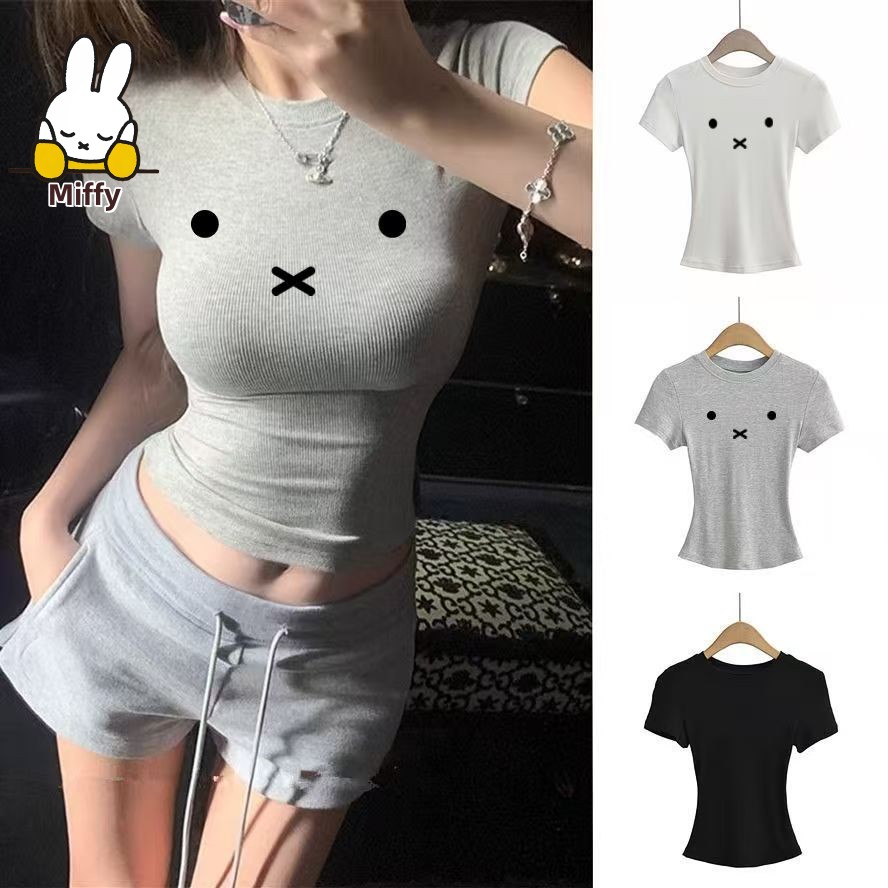 Kawaii Miffy T-shirt Yeni Amer - Summer Clothing Places incelemesi ve fiyatı