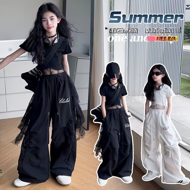 4-14 kızlar Hip Hop Caz Sokak  - Summer Clothing For Teen Girls incelemesi ve fiyatı