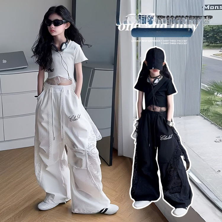 4-14 kızlar Hip Hop Caz Sokak  - Summer Clothing For Teen Girls incelemesi ve fiyatı