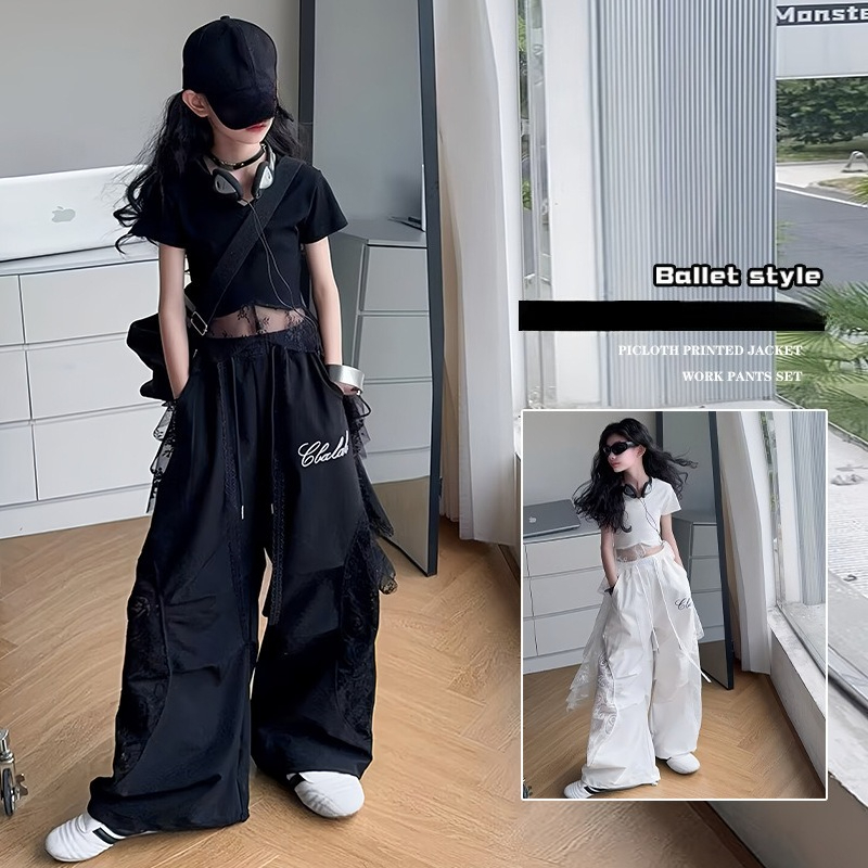4-14 kızlar Hip Hop Caz Sokak  - Summer Clothing For Teen Girls incelemesi ve fiyatı