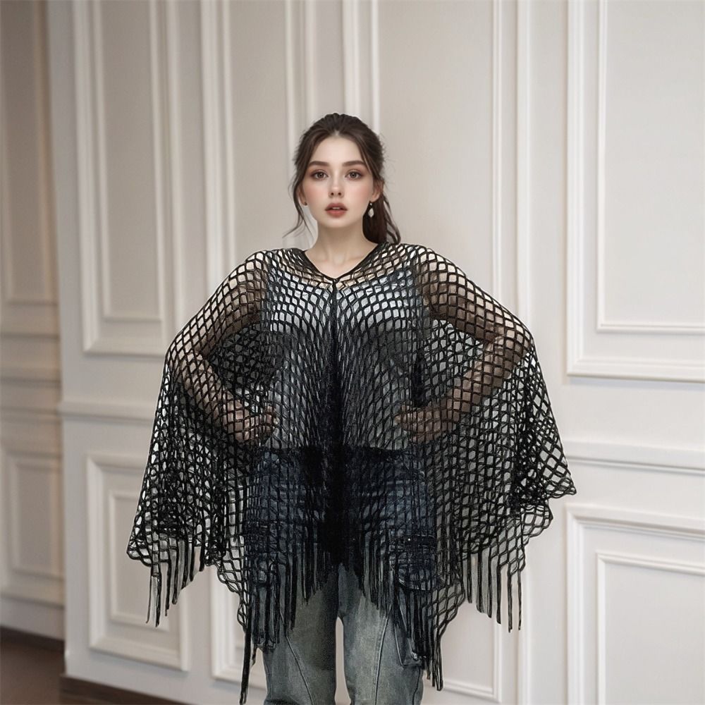 Basit Püsküllü Güneşten Koruyu - Swim Cover Up Mesh incelemesi ve fiyatı