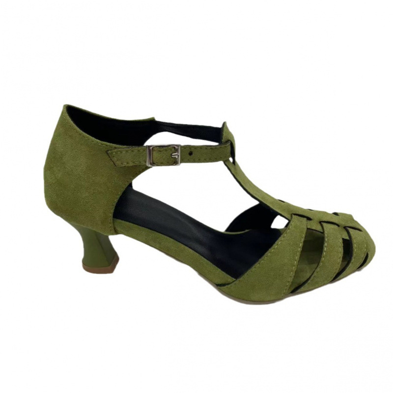 Kadın Yeşil Süet Kitten Topukl - Summer Clothing Items incelemesi ve fiyatı