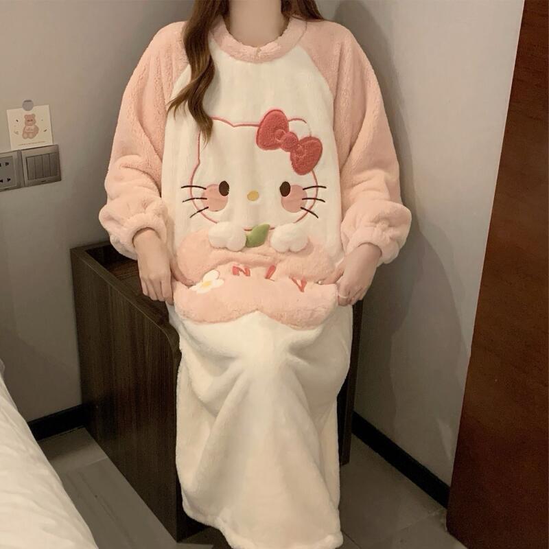 Kış Gecelik Hello Kitty kadın  - Summer Clothes incelemesi ve fiyatı