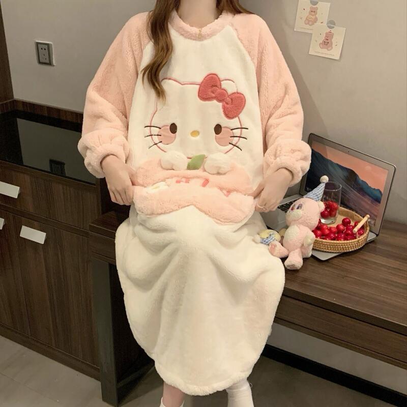 Kış Gecelik Hello Kitty kadın  - Summer Clothes incelemesi ve fiyatı