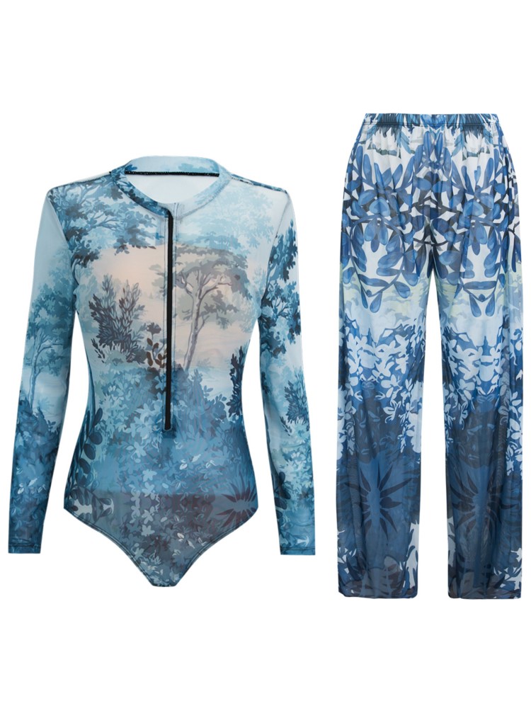 2 Parça Setler Örgü Mayo Ve Pa - Swim Cover Up Mesh incelemesi ve fiyatı