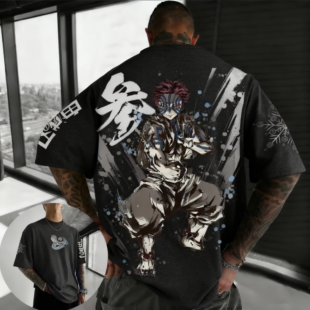 Yaz Artı Boyutu Demon Slayer A - Summer Clothing Styles Men incelemesi ve fiyatı