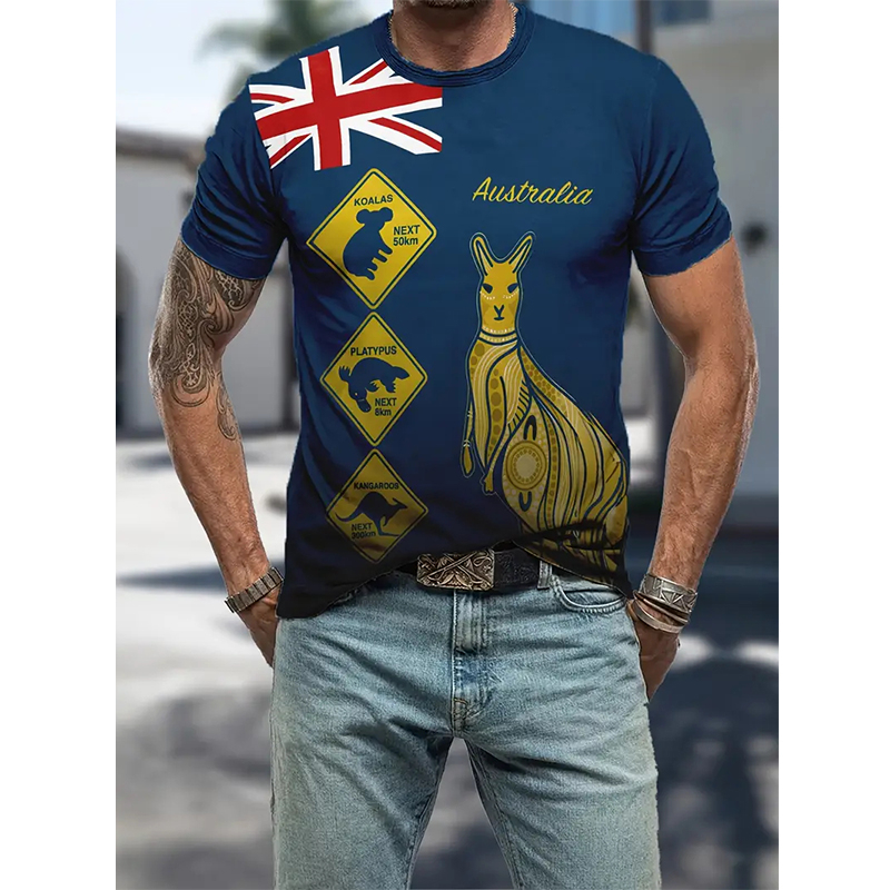 Avustralya Grafik T Shirt Erke - Summer Clothing Women Australia incelemesi ve fiyatı