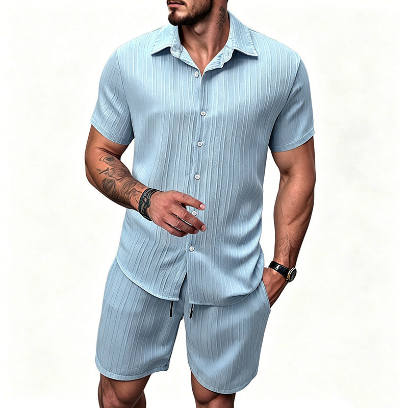2026 Yeni Erkek Dikey Kırışık  - Summer Clothing Essentials incelemesi ve fiyatı