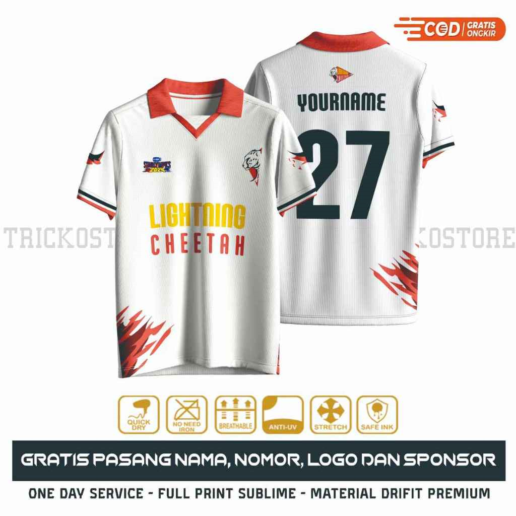GMMTV LIGHTNING CHEETAH JERSEY - Summer Clothing Names incelemesi ve fiyatı